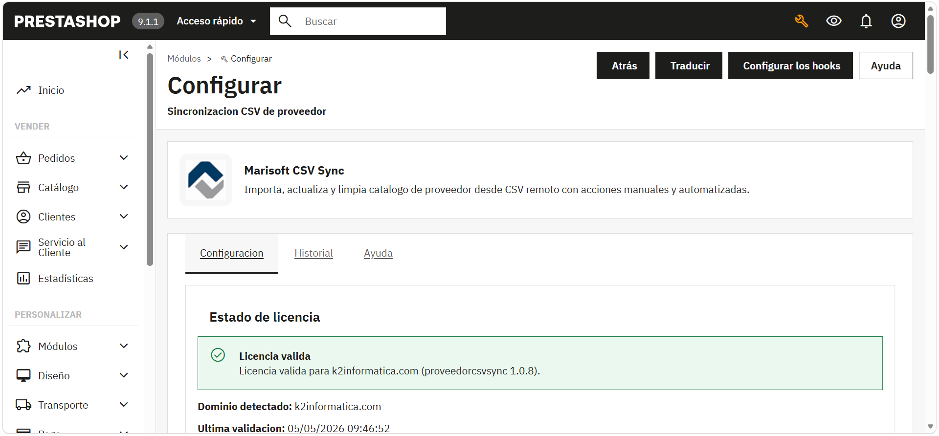 Sincroniza productos de proveedor en Prestashop con un modulo potente y automatizable.