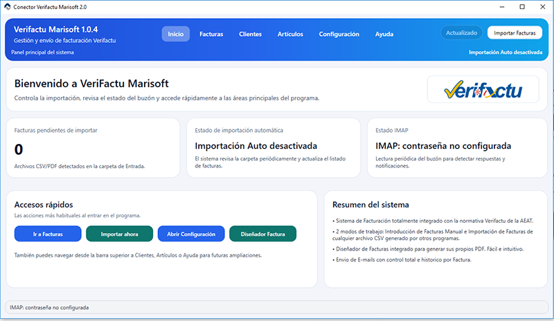 Software de facturacion para autonomos y PYMEs: potente y facil de usar.
